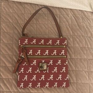 Dooney & Bourke Red Crossbody Bag with Durable Design